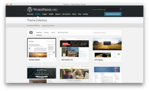 wordpress homepage