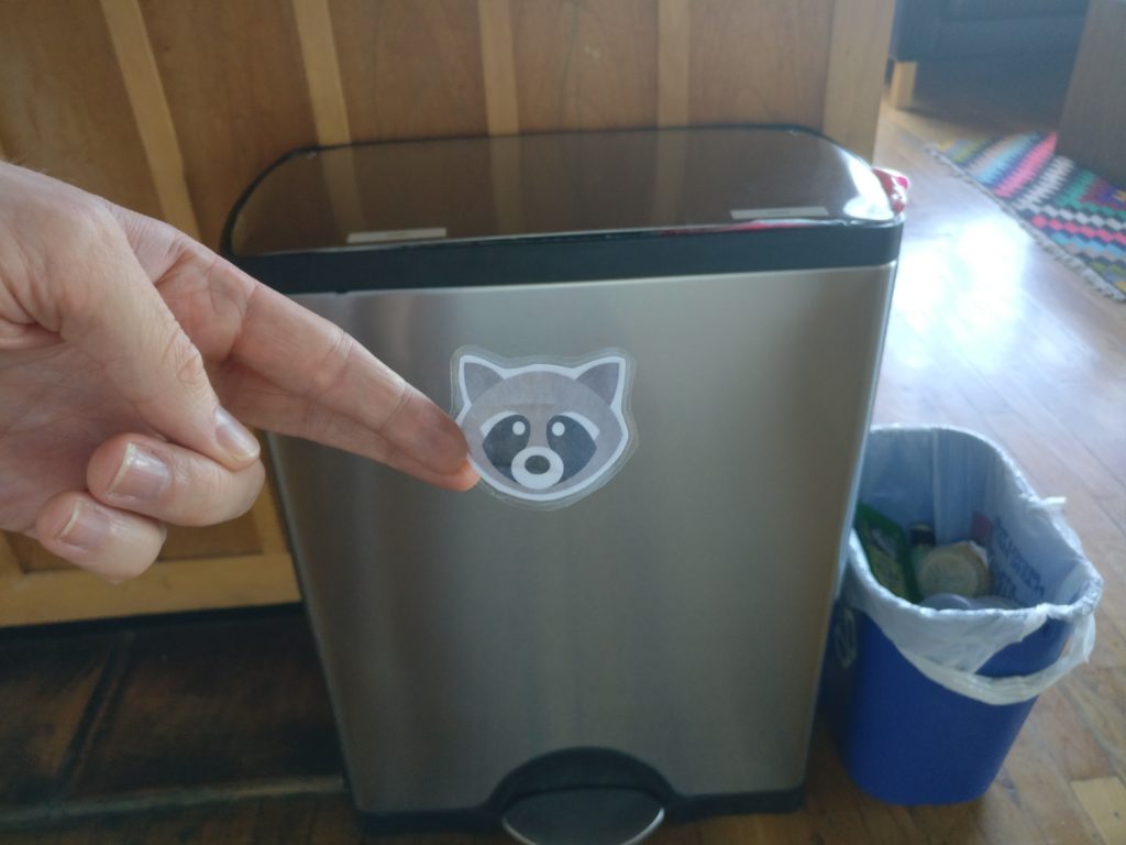 radish lab chores raccoon
